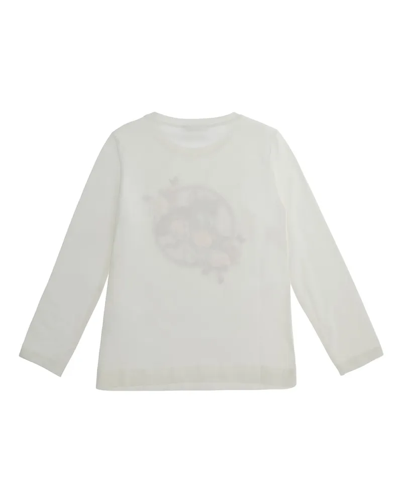 Monnalisa Cowgirl Print T-Shirt — White White
