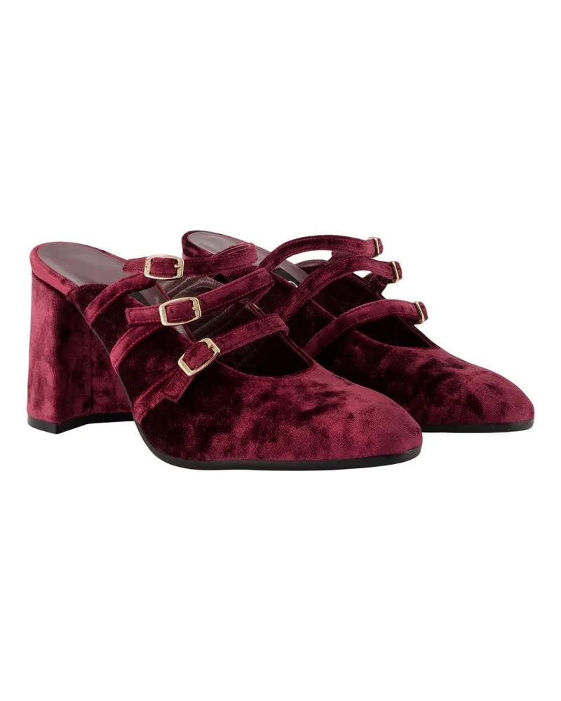 Carel Women's Fatale Pumps -  Leather Red Shoes Red