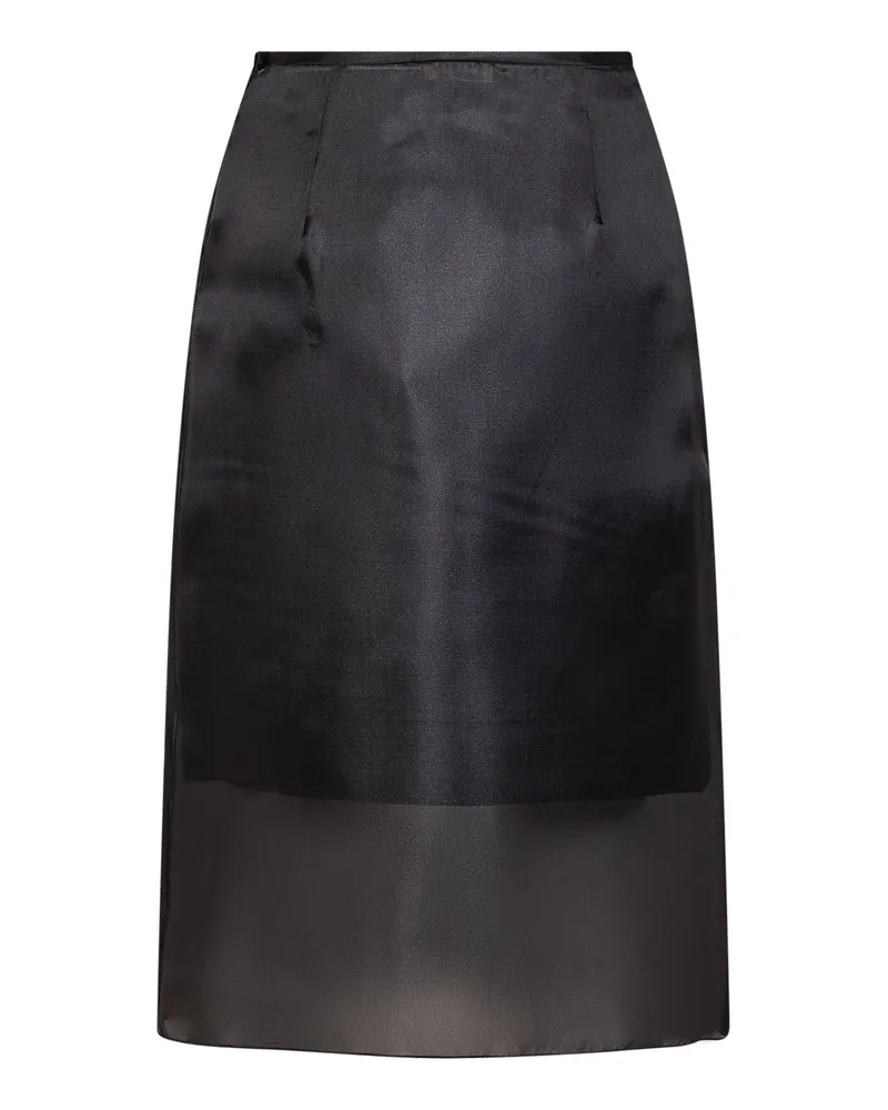 Blanca Geremia Midi Skirt — Black Black