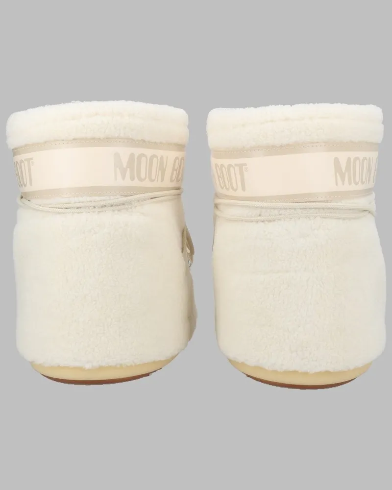 Moon Boot Icon Low Ankle Boots — White White