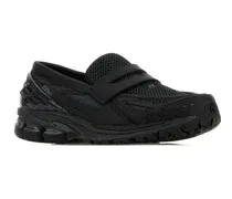 Unisex Mesh Moccasin Black Synthetic