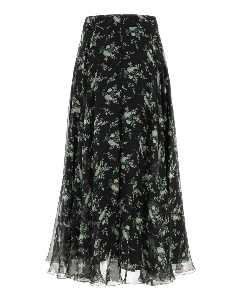 Dolce & Gabbana F4dbftis12v Hx6cd Rosfiorelbcofnero Gonne Skirt Black