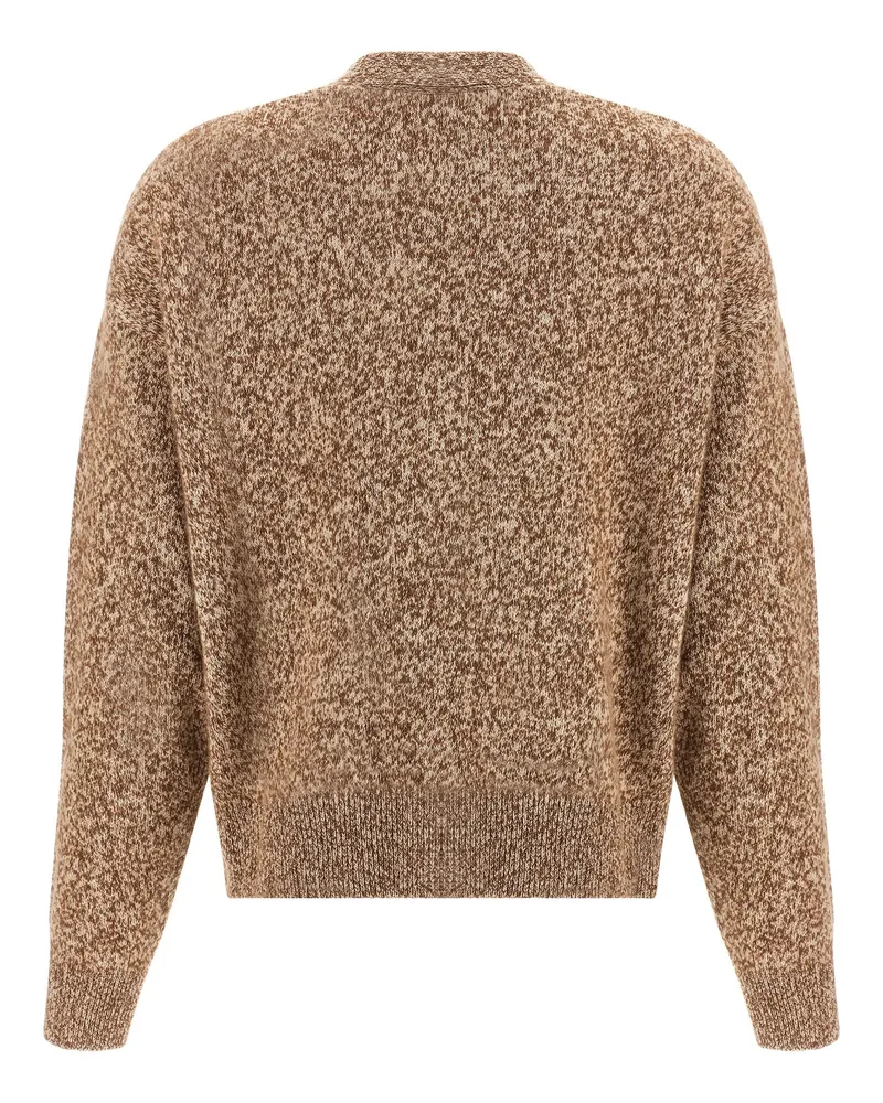 Versace Women's Beige Virgin Wool Cardigan Clothing Beige