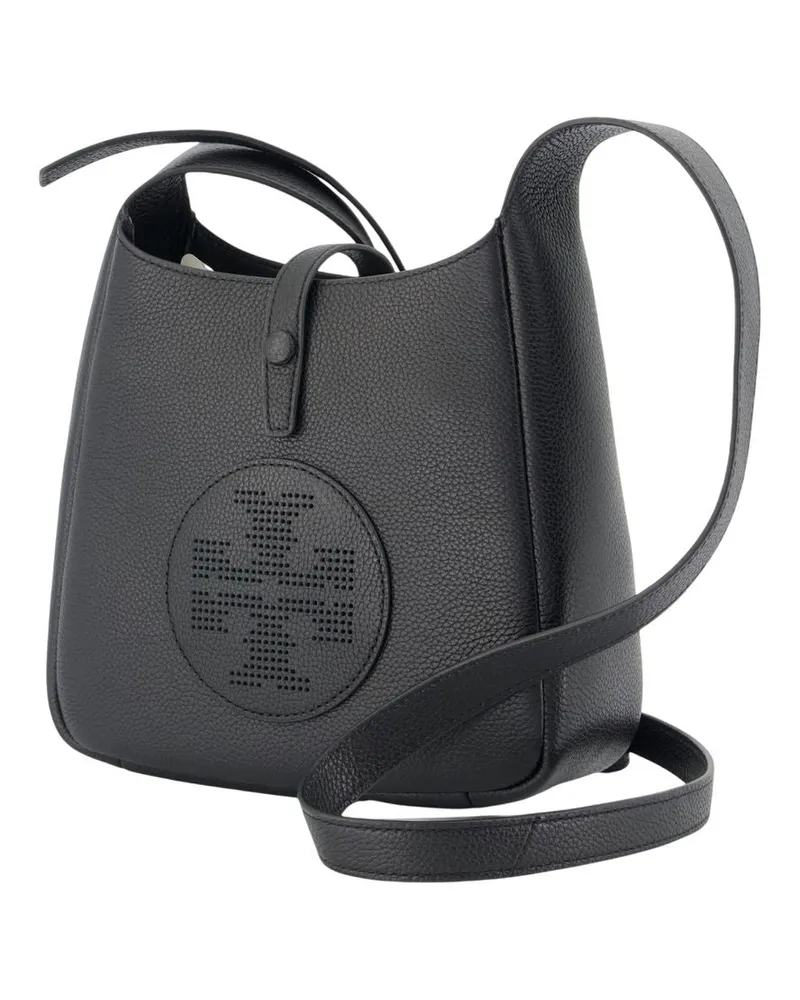 Tory Burch Women's Miller Swing Shoulder Bag -  Leather Black Calfskin Shoulder-Hobo-Bags Black