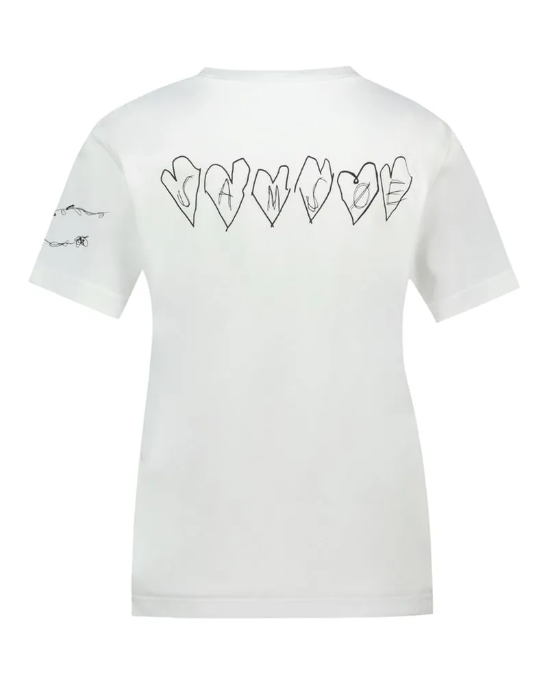 Samsøe & Samsøe Women's Sacamino Ss 11725 T-Shirt Cotton White White