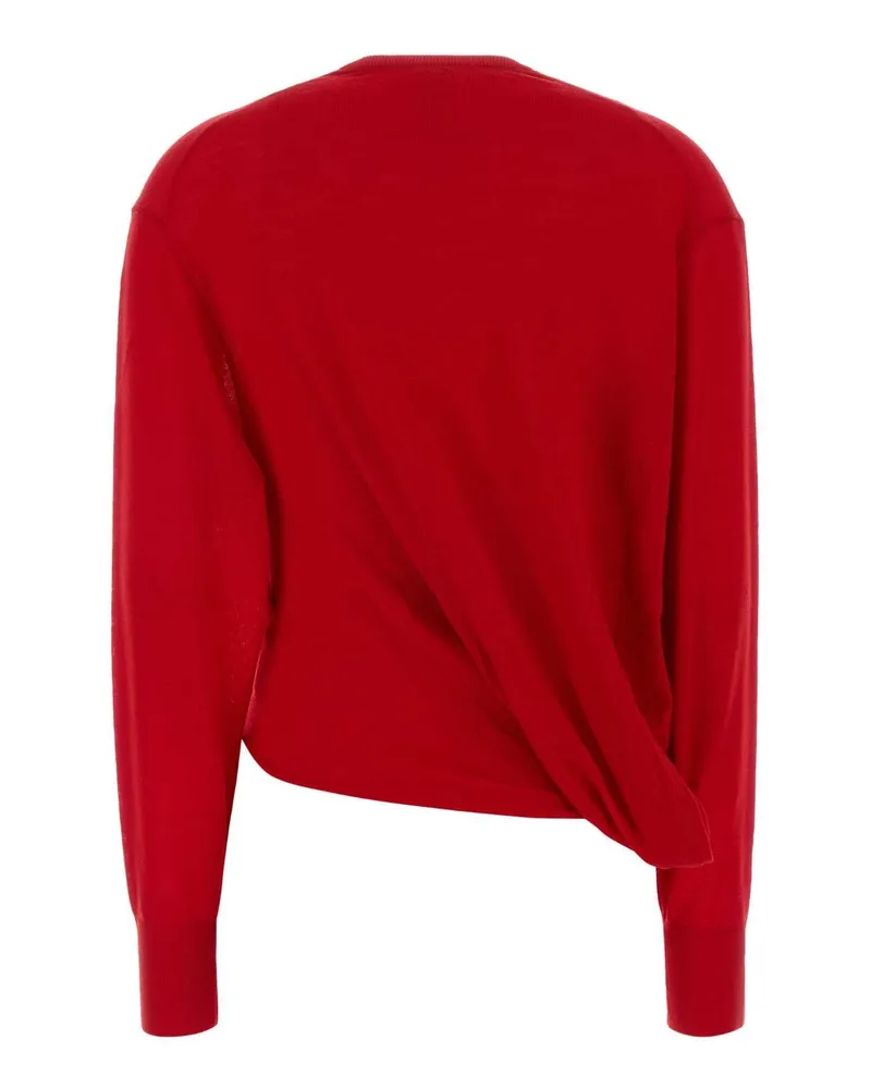 Loewe Red Exterior: Wool Nylon Maglieria Sweater Red