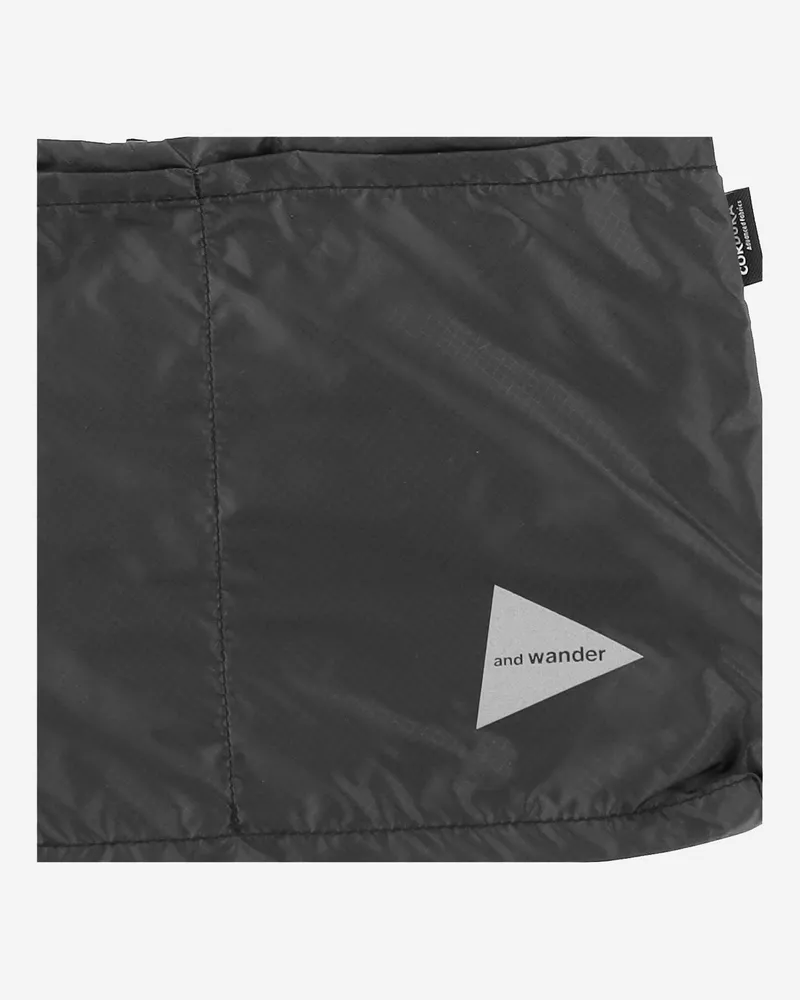 and wander Men's Shoulder Bag Sil Sacoche Grey Nylon Gray