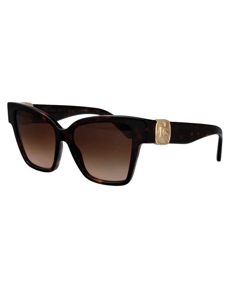 Dolce & Gabbana 0DG4470 Havana Acetate Sunglasses — Brown Brown