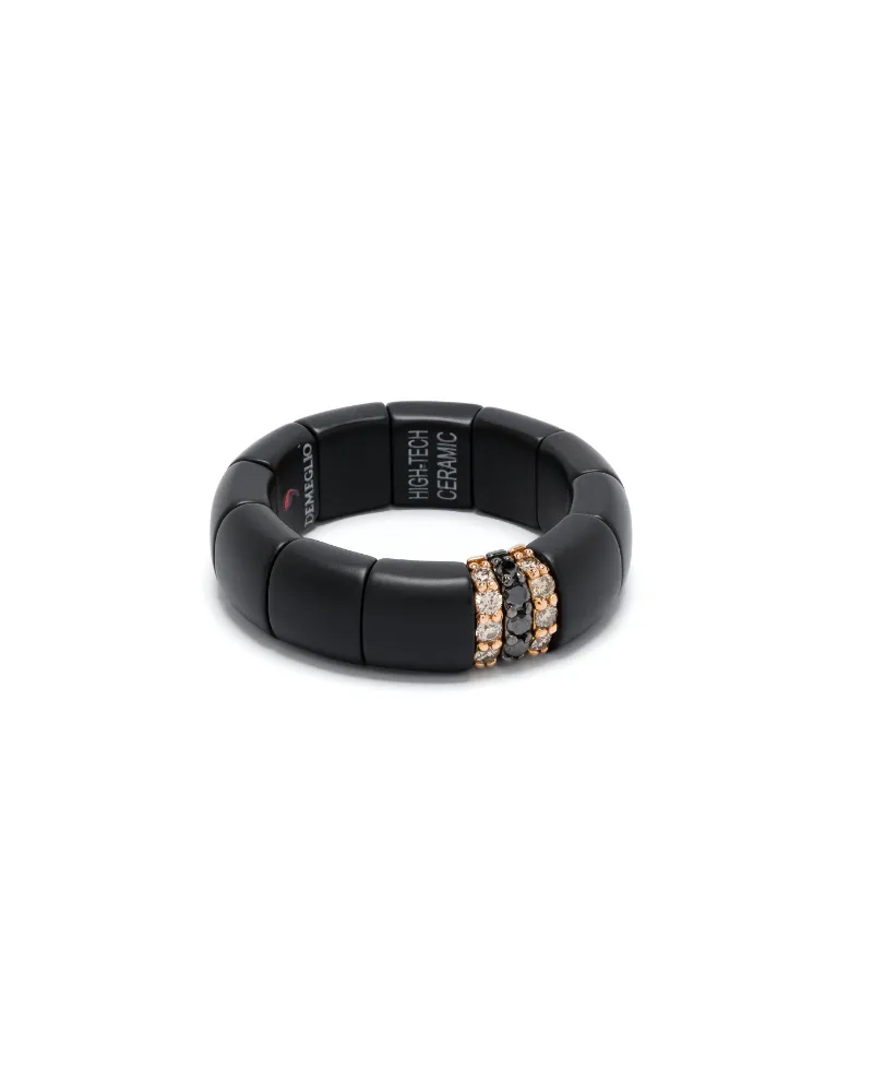 Roberto Demeglio Women's 18kt Rose Gold Diamond Ring Continuty 
