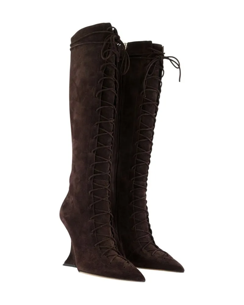 Paris Texas Women's Boot Black Leather Black