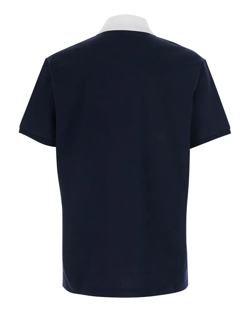 Gucci Cotton Piqué Polo — Navy Navy