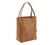 Women's Spin Shoulder Bag Clay Brown Calf Leather Bos Taurus