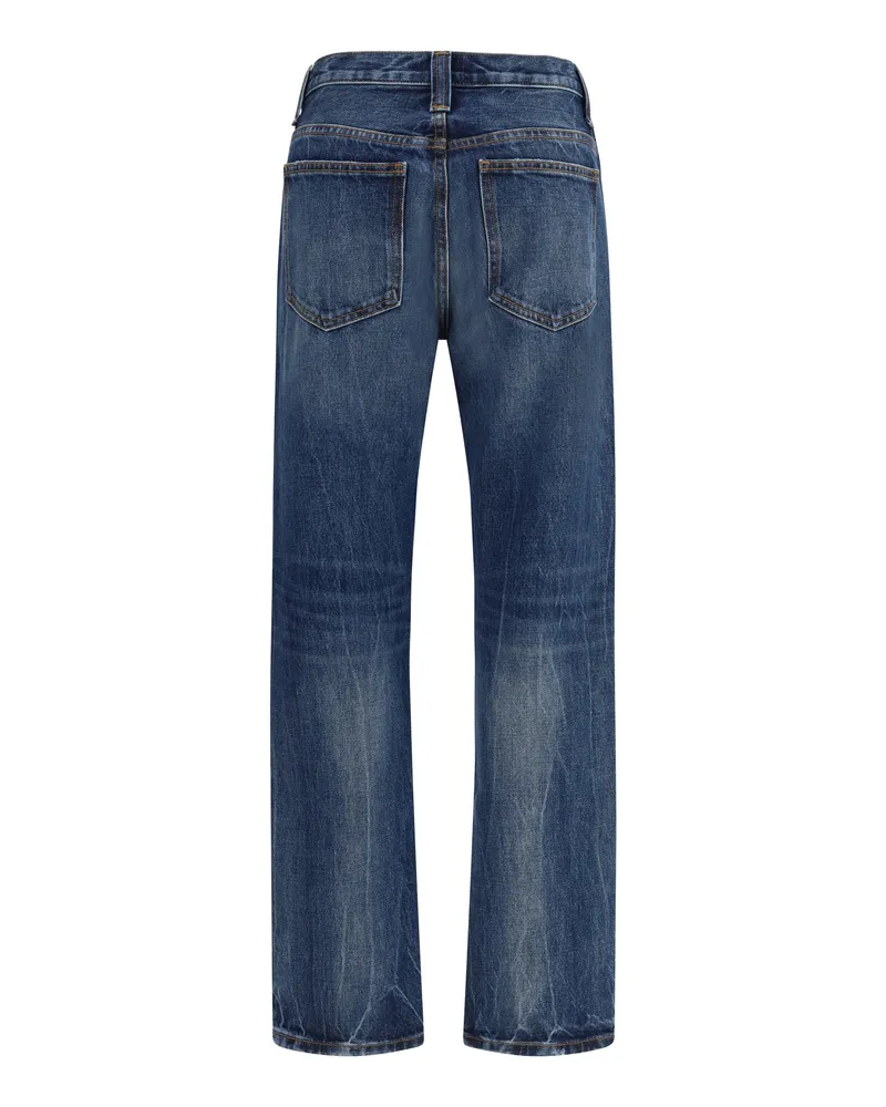 KHAITE Women's High-Rise Farley Jeans Lykens Cotton Lykens
