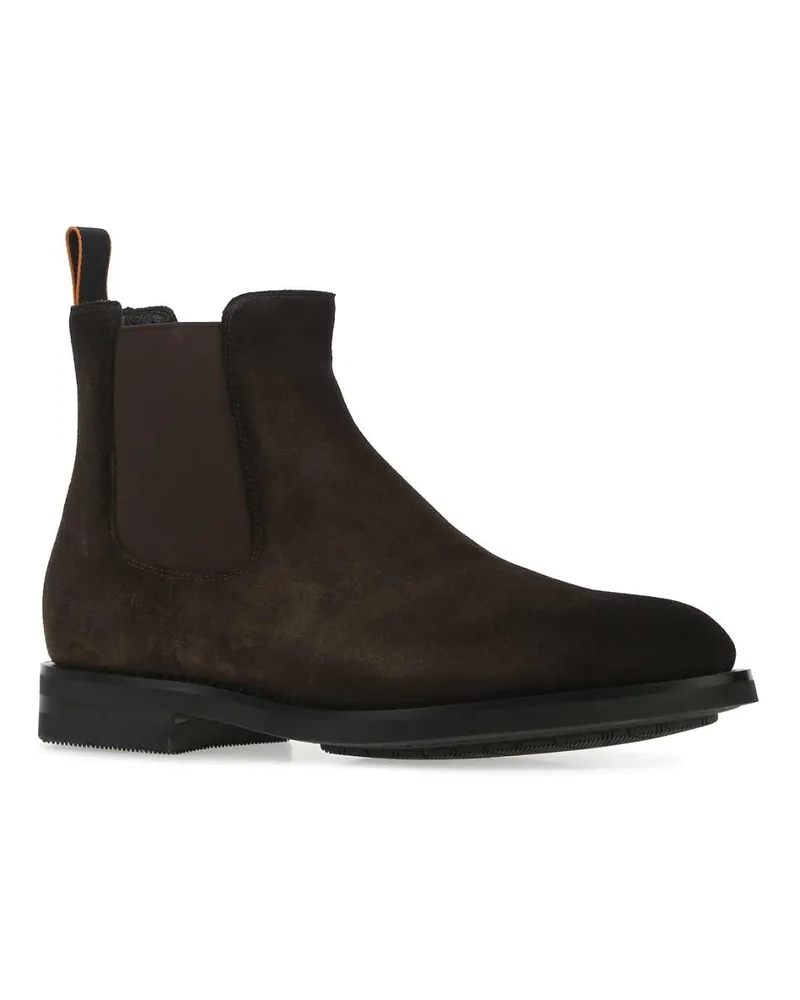 Santoni T50 Stivali Boot Brown