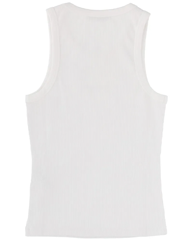 Givenchy Logo Slim Fit Tank Top — White White