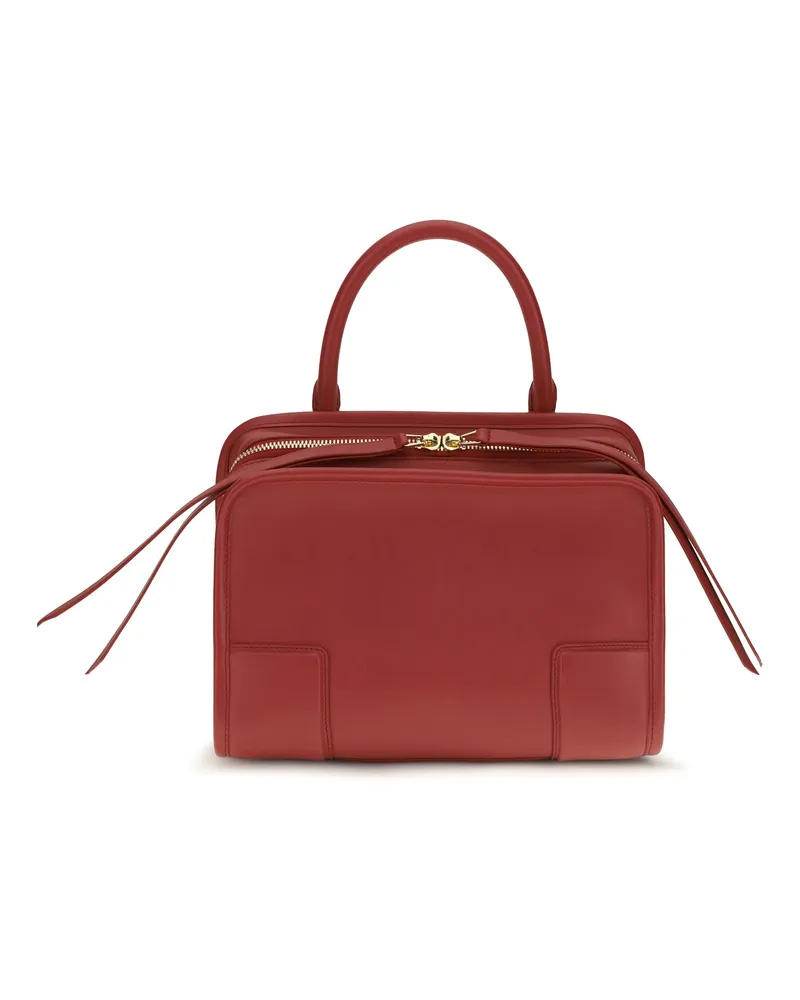 Loewe Calfskin Leather Shoulder Bag — Red Red