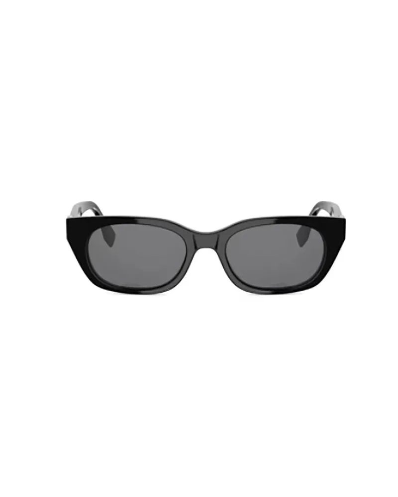 Fendi Unisex Sunglasses Black Acetate Black