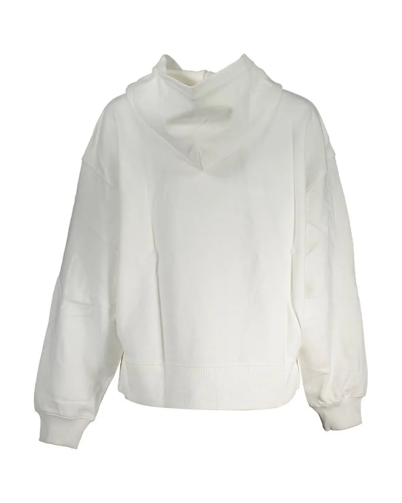 Calvin Klein Recycled Cotton Hoodie — White White
