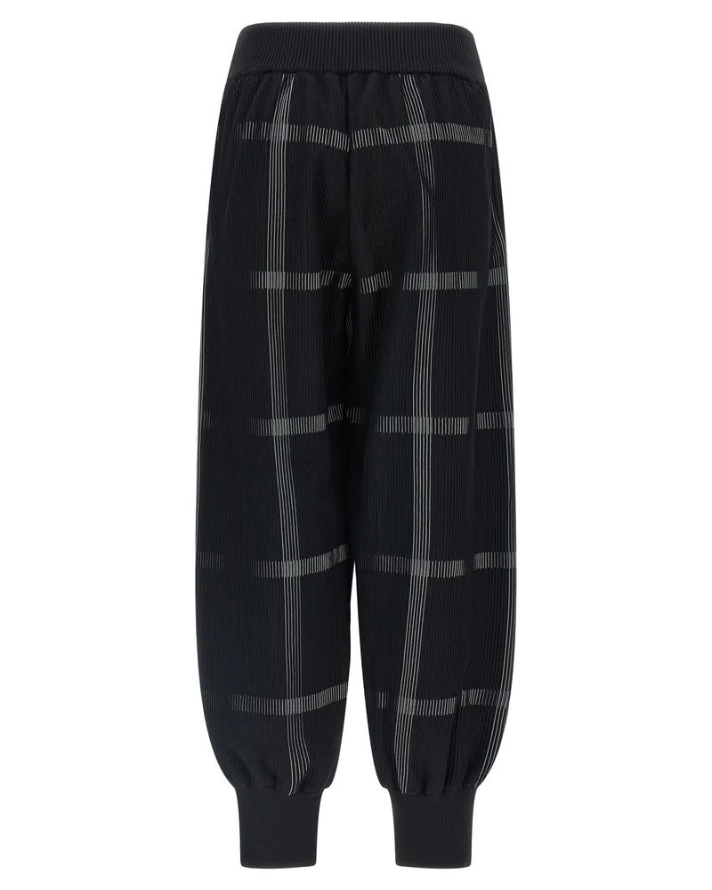 Issey Miyake Women's Black Polyester Casual Pants Black
