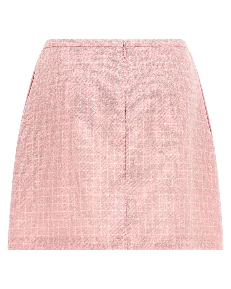 Versace Women's Multicolor Virgin Wool Long Skirt Pink