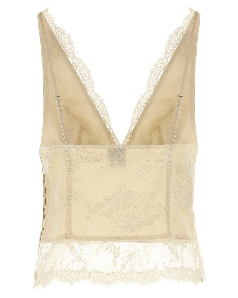 Pinko Janessa Tank Top — Cream Cream