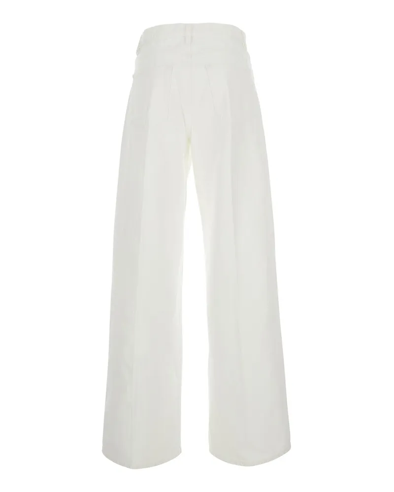 Frame Denim Women's Jeans The Collegiate Pocket White White