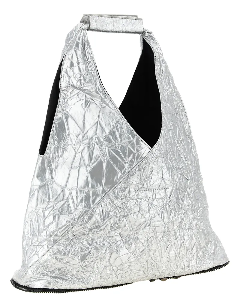Maison Margiela Synthetic Top Handle Bag — Silver Silver