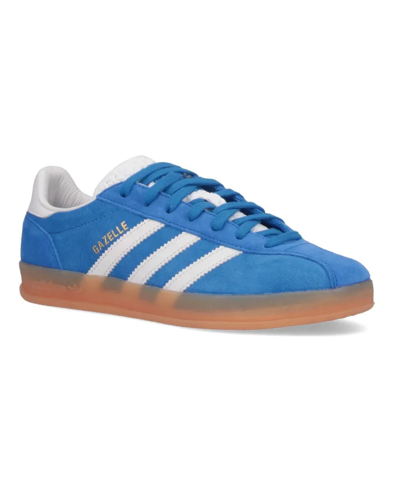 adidas Men's Sneakers Blue Leather Blue