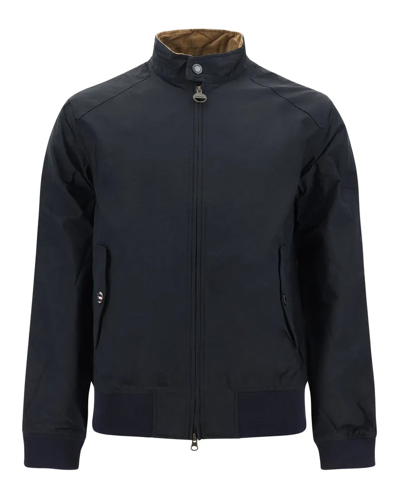 Barbour Men Rectifier Harrington Jacket Navy Cotton; Polyamide Navy