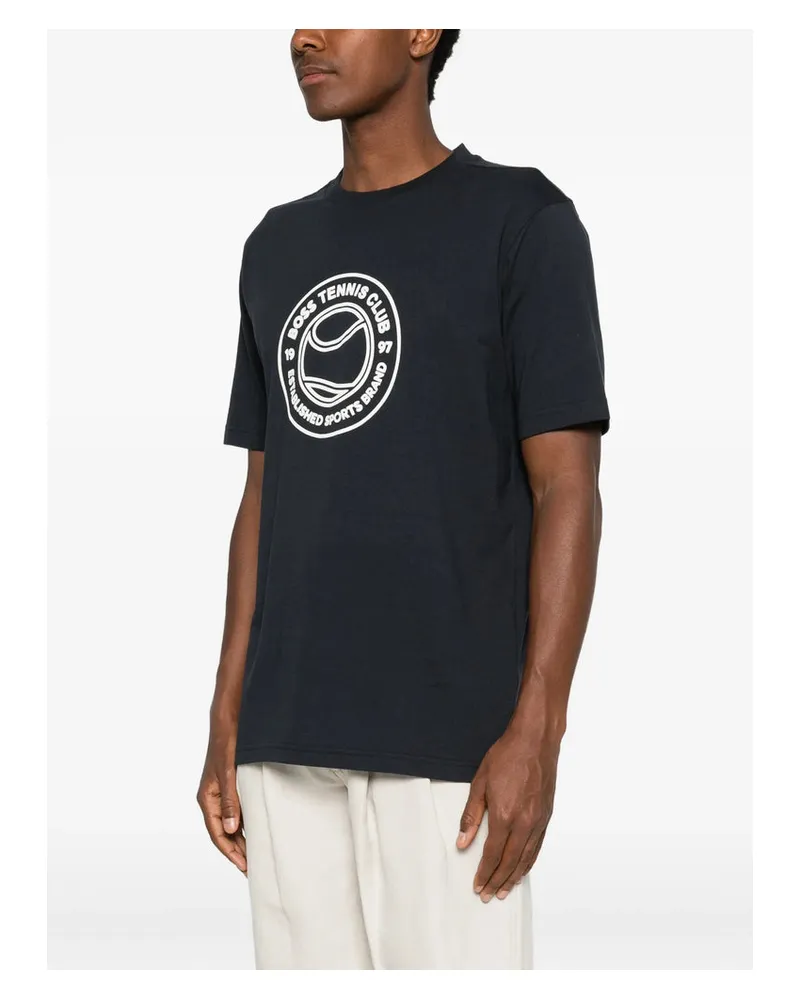 HUGO BOSS Graphic Print T-Shirt — Black Black
