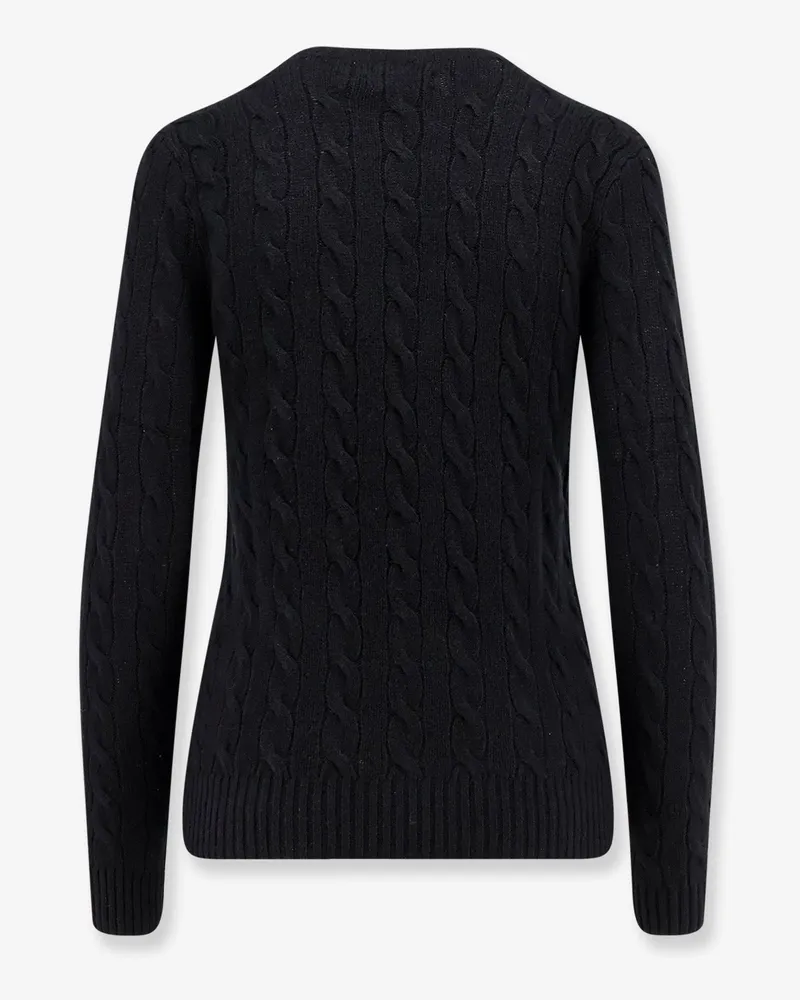 Ralph Lauren Women's Cable-Knit Wool And Cashmere Sweater Black Black