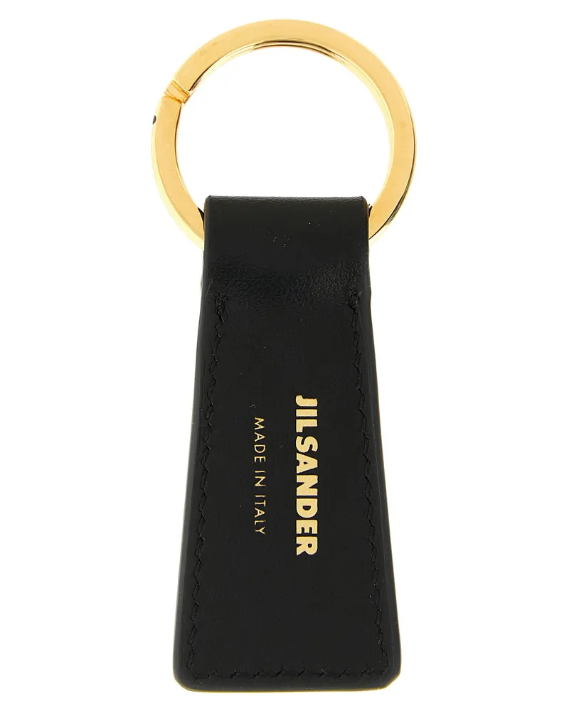 Jil Sander Linea Key Case — Black Black