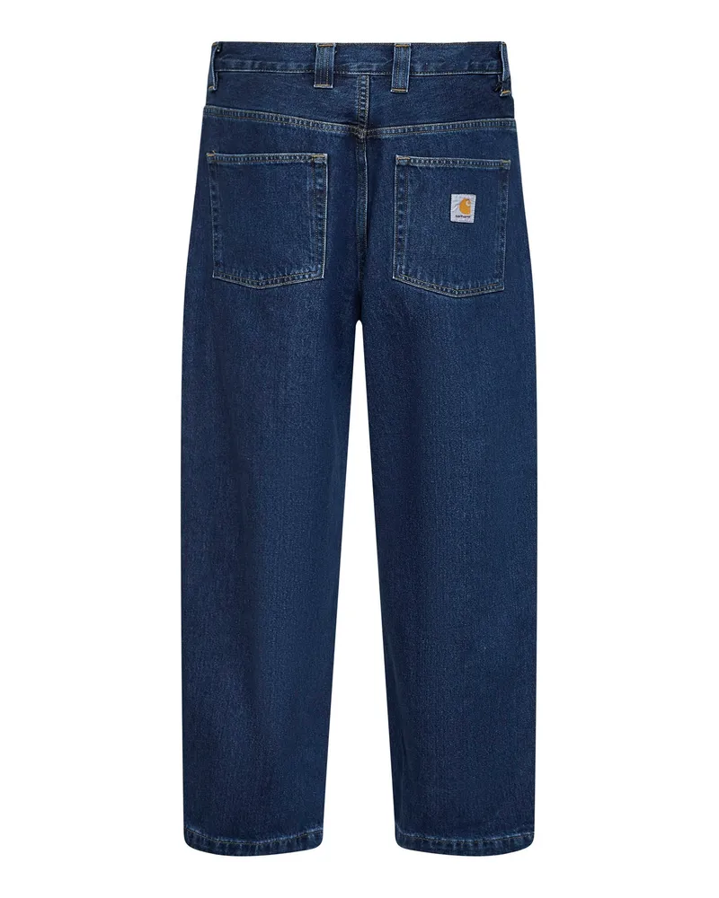 Carhartt WIP Stonewashed Denim Jeans — Blue Blue