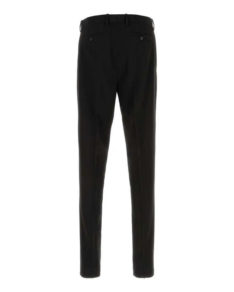 Fendi Virgin Wool Trousers — Black Black