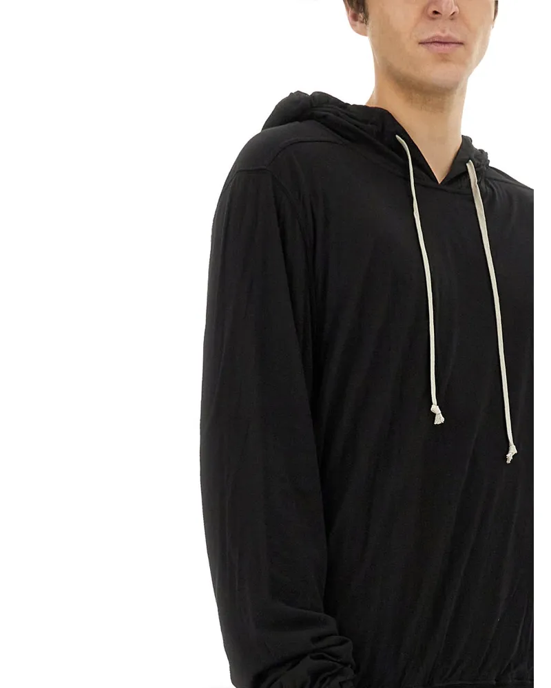 DRKSHDW by Rick Owens 100% Cotton Hoodie — Black Black