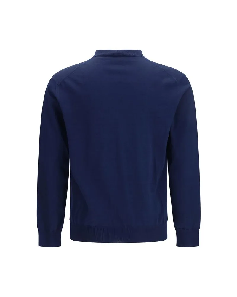 Prada Men's Blue Cotton Sweatshirt Clothing Navy