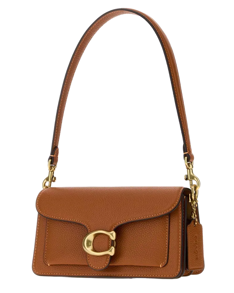 Coach Pebble Shoulder Bag B4amberbrown
