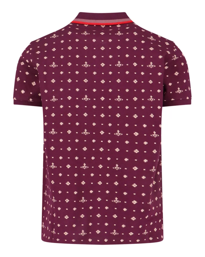 Vivienne Westwood Men's T-Shirts And Polos Red Cotton Purple