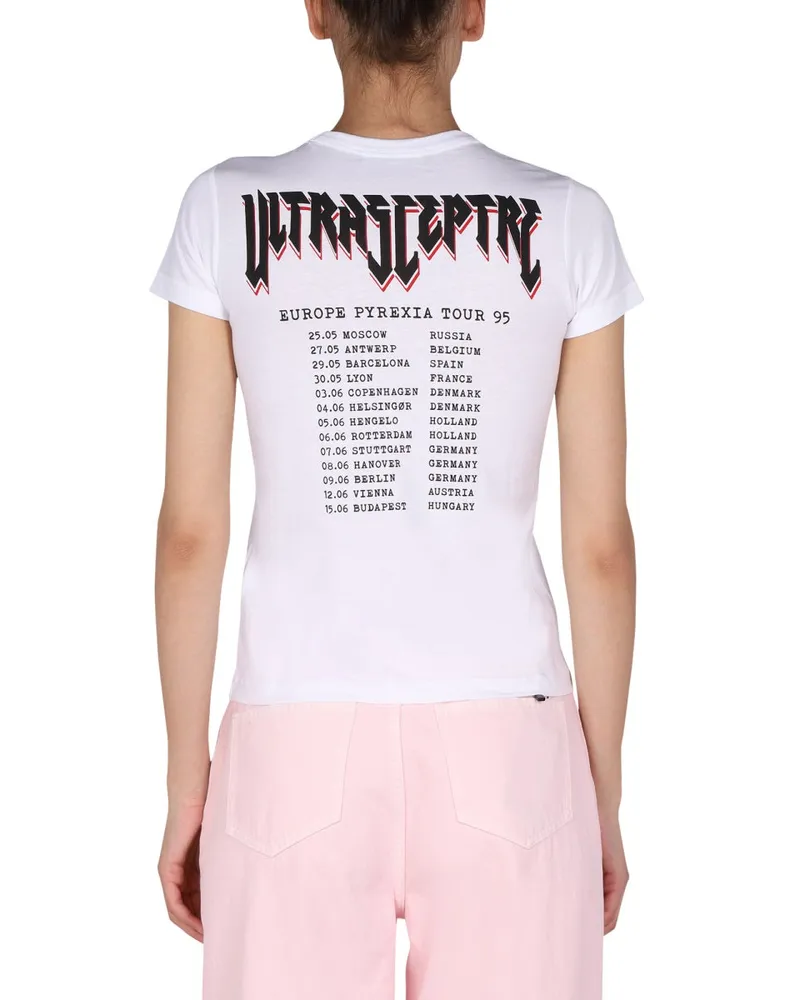 Raf Simons Logo Print T-Shirt — White White