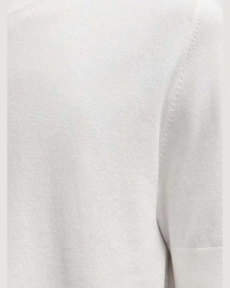 HUGO BOSS Men's Sweater Viscose Blend White White