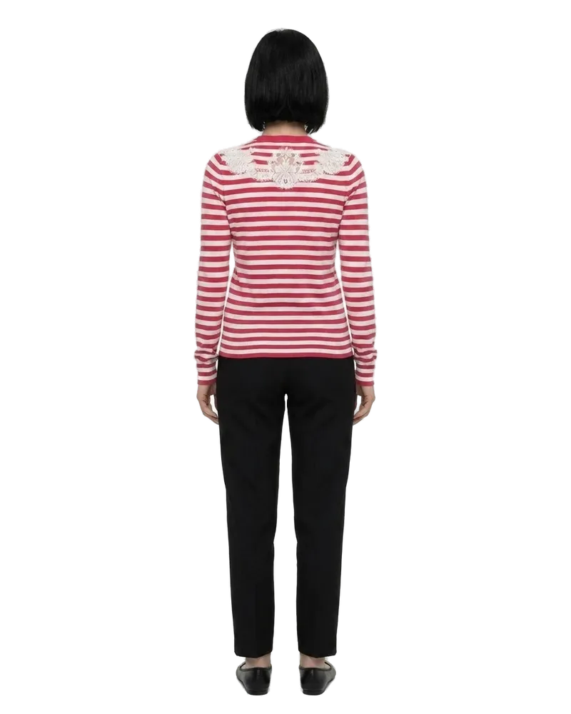 Dolce & Gabbana Women's Multicolor Silk Cardigan Clothing Red