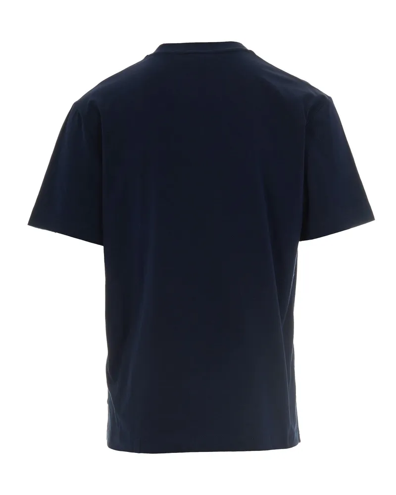 Lacoste Men's T-Shirt Cotton Blue T-Shirts And Polos Navy