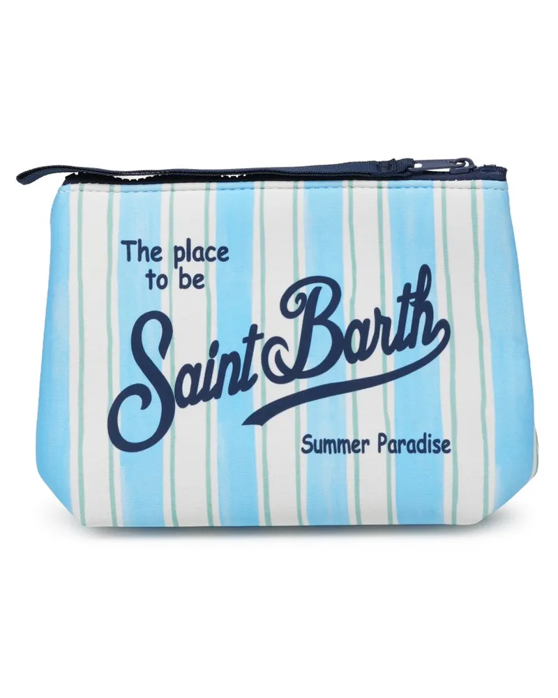 MC2 Saint Barth SBR and Polyester Blend Clutch — Multicolor Multicolor