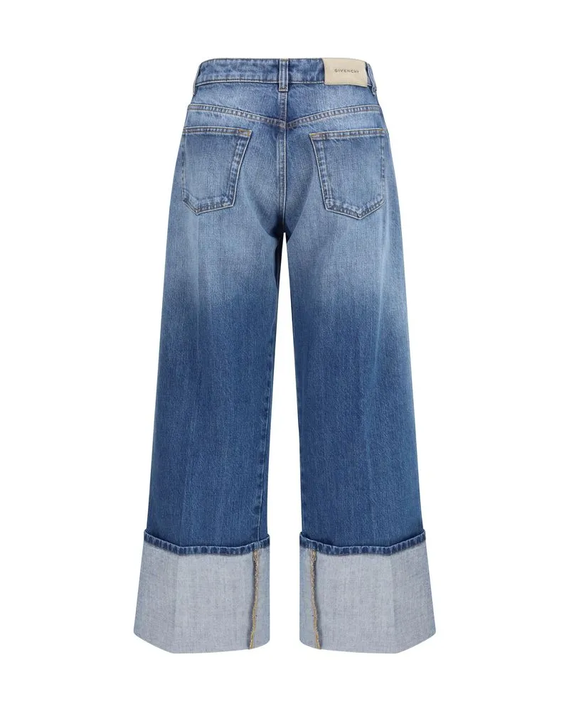 Givenchy Women's Blue Cotton Jeans Denim Clothing Blue