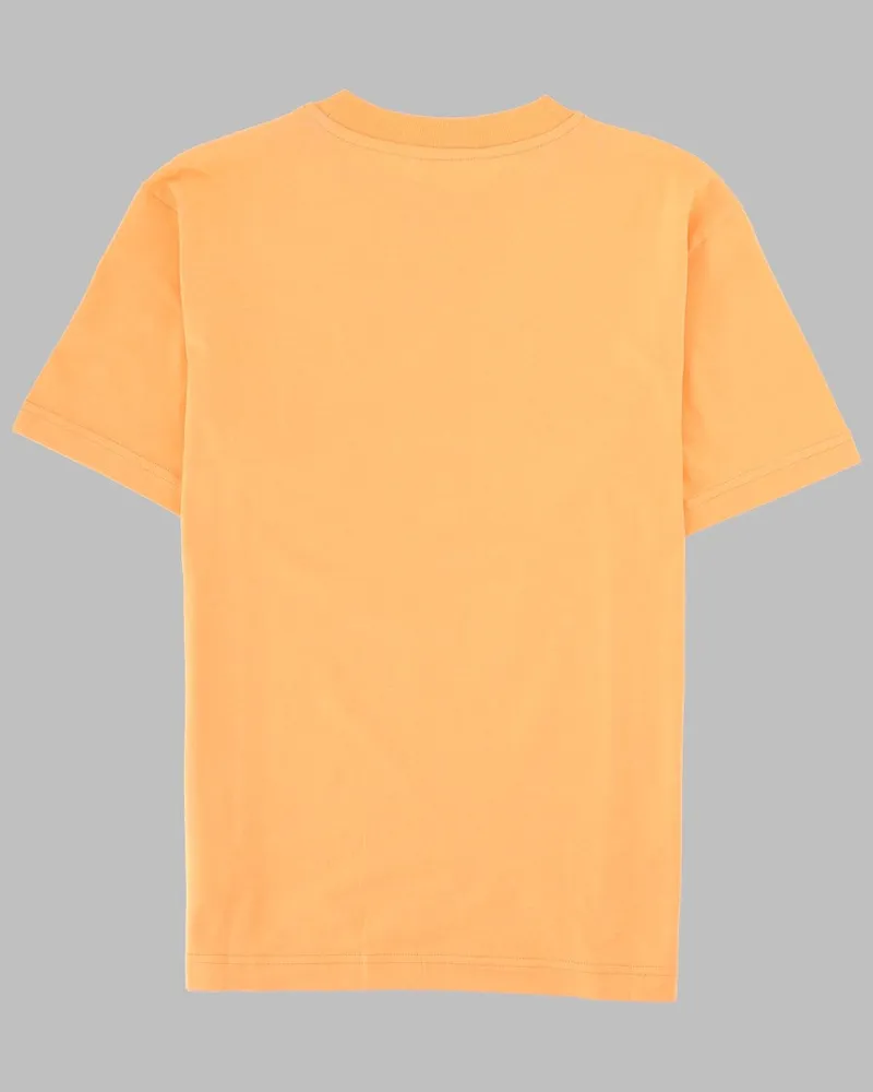 Palm Angels Bear-Motif Cotton T-Shirt — Orange Orange