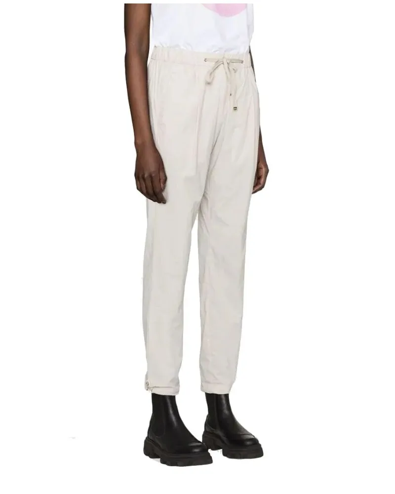 Herno Women's Gray Elastane Casual Pants Gray