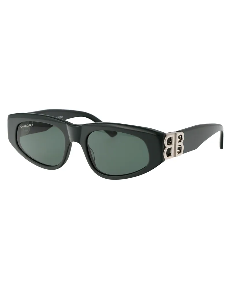 Balenciaga Women's Sunglasses Acetate Green-Silver-Green Green/silver/green Green