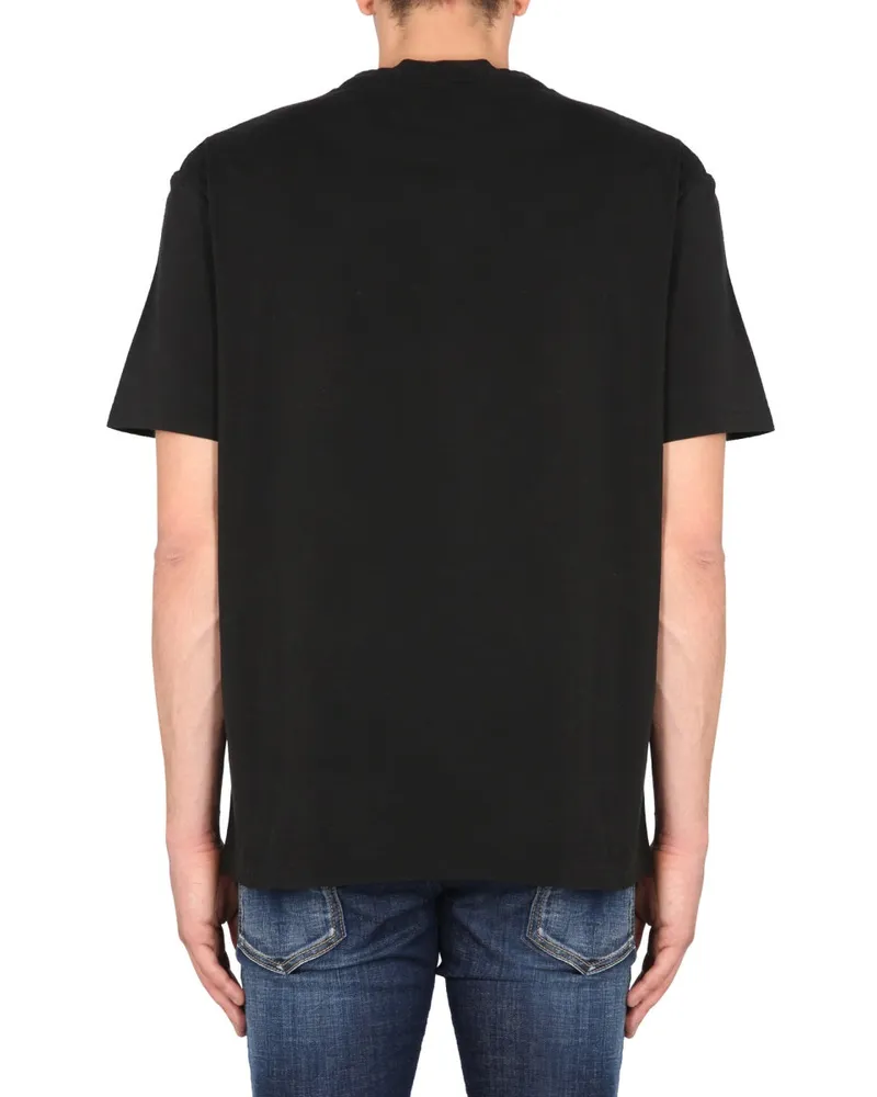 Dsquared2 Logo Print T-Shirt — Black Black
