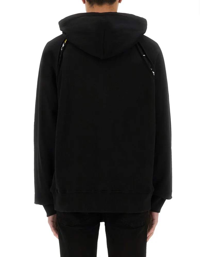 Versace Jeans Cotton Hoodie — Black Black