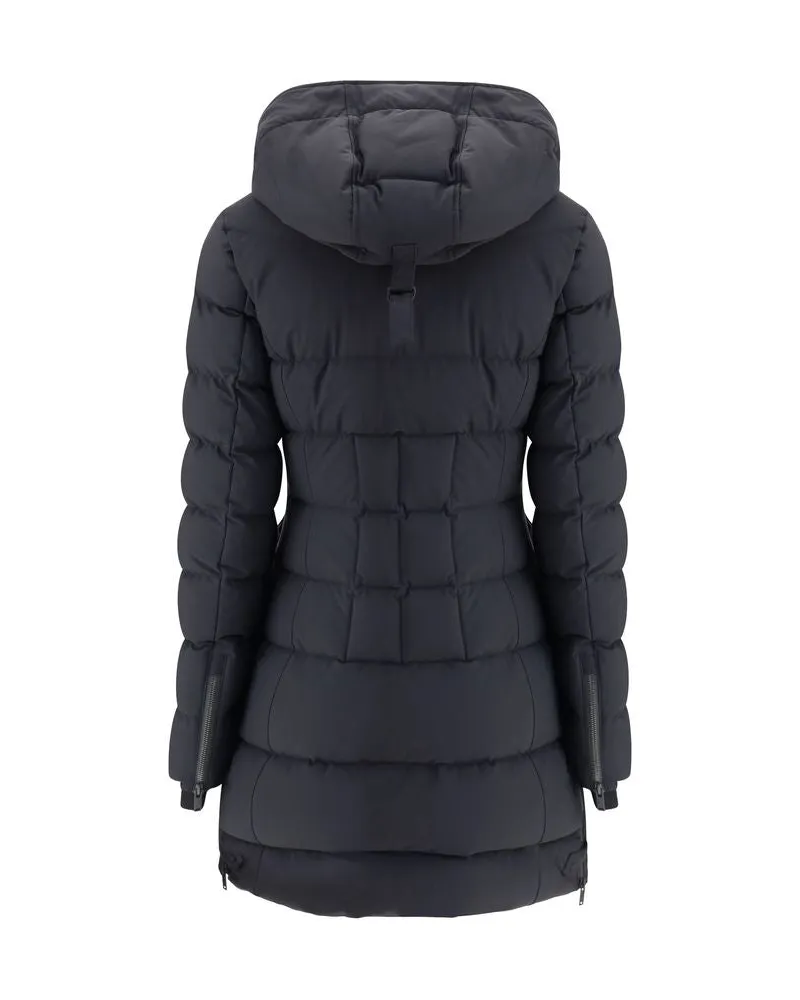 Moose Knuckles Women's Midi Down Jacket Black Clothing Black